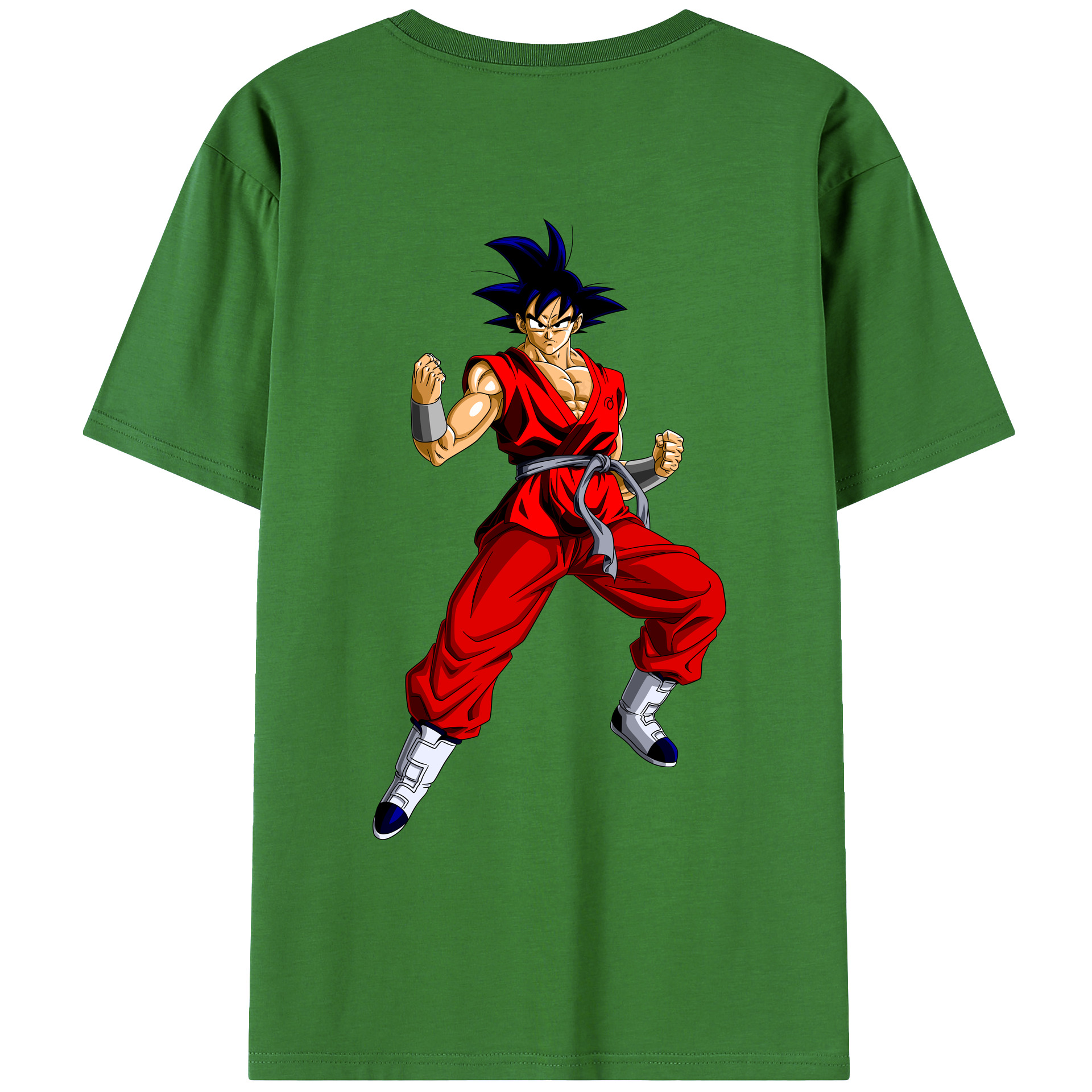 （画像用） ドラゴンボール 孫悟空（そん ごくう）Son Goku カカロット DRAGON BALL Kakarotto レディース半袖Tシャツ(バックプリント)